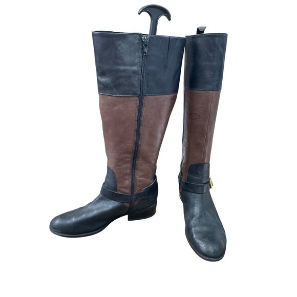 Ralph Lauren Womens Brown Leather Knee-High Equestrian Riding Boots 7B SKU 8964 - Picture 4 of 16